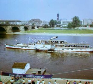 Seitenraddampfer "Pirna", 1898, Schiffswerft Blasewitz