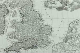 Karte von Großbritannien und den Niederlanden