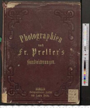 Photographien nach Fr. Prellers Handzeichnungen