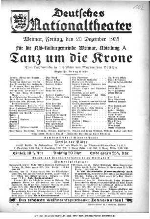 Tanz um die Krone
