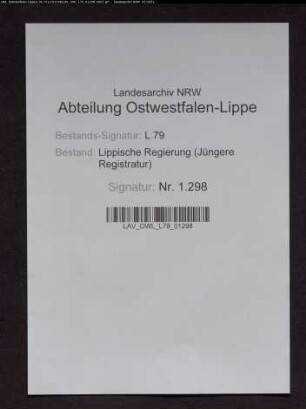 Erhebung der Grundsteuer von ritterschaftlichen Gütern