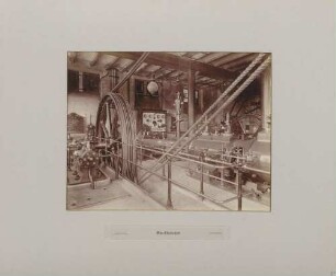 Maschinenraum in der Brauerei Hoepfner in Karlsruhe