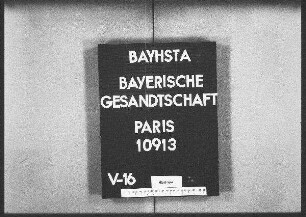 Preger, Theodor, Dr., Gymnasiallehrer in München, Entleihung von griechischen Handschriften aus der Nationalbibliothek in Paris