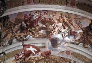 Personifikationen der streitenden und der triumphierenden Kirche