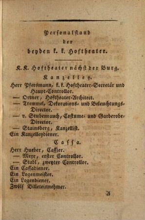 Wiener Hof-Theater-Taschenbuch : auf das Jahr .... 1814, 1814 = Jg. 11