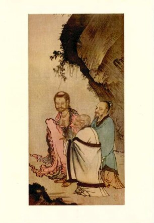 The three founders by Kano Motonobu. Fenellosa-Weld collection, Boston
