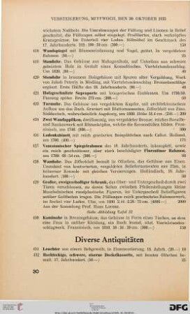 Diverse Antiquitäten (Nr. 431-34)