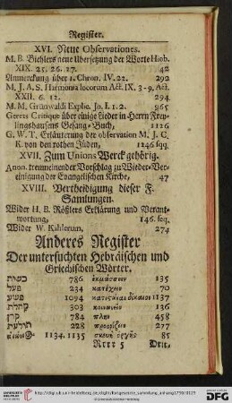 Anderes Register