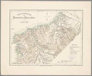 Carta Geográfica de la Provincia de Esmeraldas