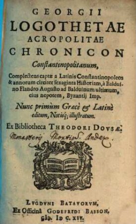 Chronicon Constantinopolitanum