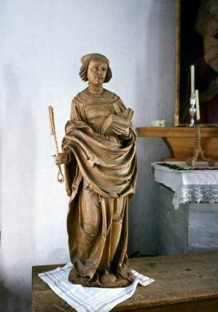 Zwei Heilige — Heilige mit Buch