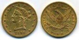 10 Dollar, Goldmünze