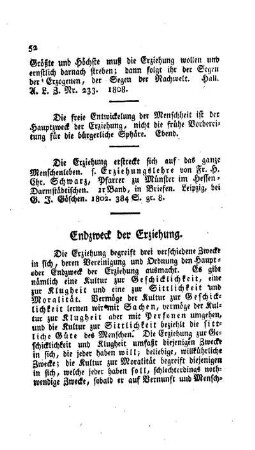 Endzweck der Erziehung
