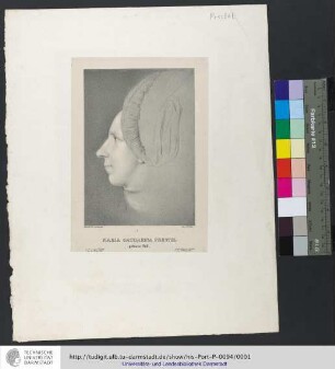 Maria Catharina Prestel geborne Höll : geboren zu Nürnberg den 22 July 1747. gestorben zu London den 16 Merz 1794.