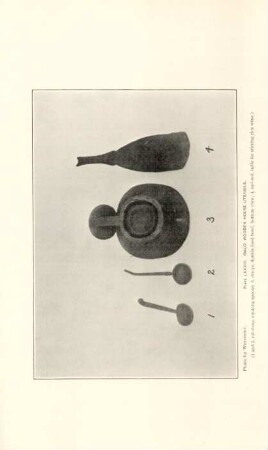 Plate LXXXIII. Ibaloi wooden house utensils