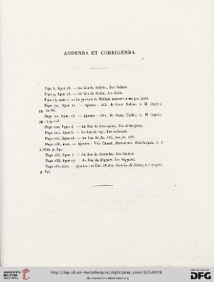 Addenda et corrigenda