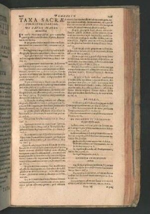 TAXA SACRAE POENITENTIARIAE. DE CAUSIS MATRIMONIALIBUS.