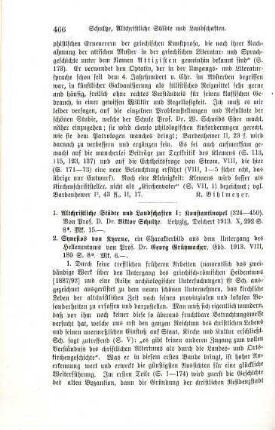 466-468 [Rezension] Schultze, Victor, Konstantinopel