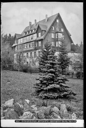Osterzgebirge, Berghotel Friedrichshöhe in Oberbärenburg