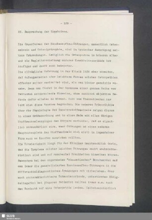 XI. Besprechung der Ergebnisse