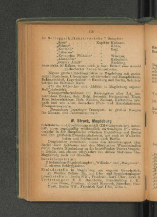 W. Strack, Magdeburg