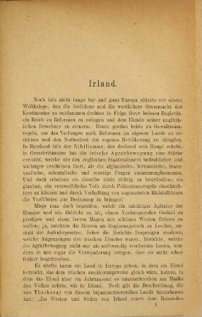 Irland : kultur-historische Skizze
