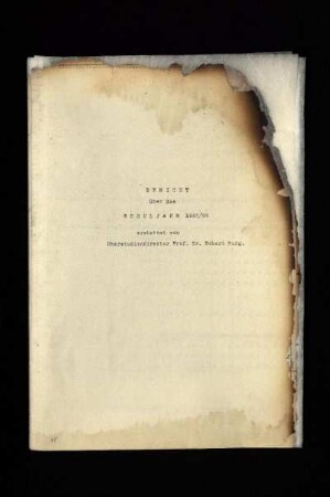 1925/26: Bericht über das Schuljahr ... - 1925/26
