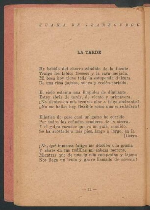 La tarde