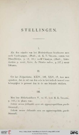 Stellingen