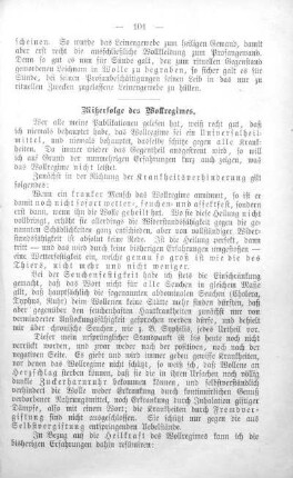 Mißerfolge des Wollregimes.