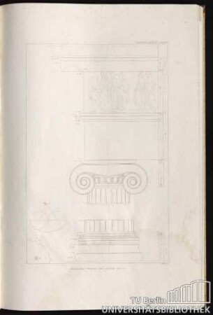Liefg. I. Pl. XII. Ionischer Tempel am Ilissus.