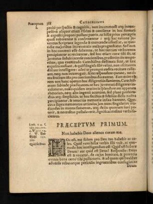 388-369, Praeceptum Primum