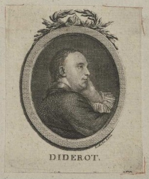 Bildnis Denis Diderot im Profil (1713-1784)