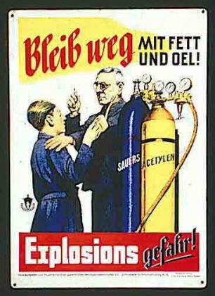 Bleib weg mit Fett und Oel