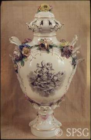 Porzellan, Vase.