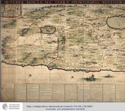 Terrae Sanctae, Seu Terrae Promissionis, Novissima Descriptio.