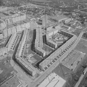 Neubaugebiet in Dresden-Prohlis : Blickrichtung Norden