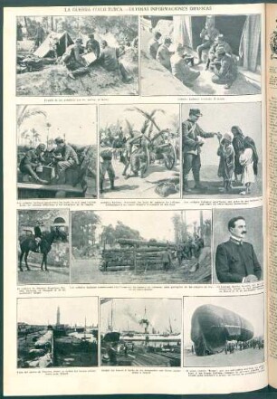 La guerra italo-turca. - Últimas informaciones gráficas [Fotografías]