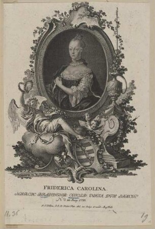 Bildnis der Friderica Carolina