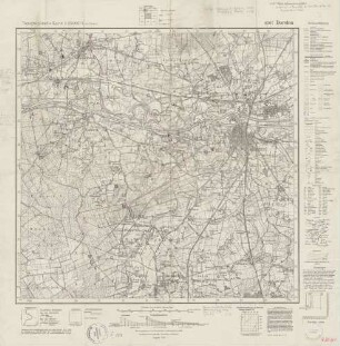 4307 Dorsten, Topographische Karte 1:25000 (4cm - Karte)