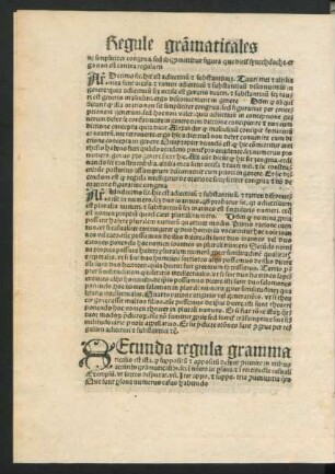 Secunda regula grammaticalis ...