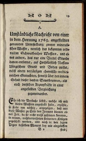 A. Umständliche Nachricht ...