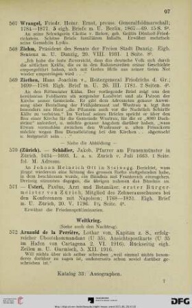 Weltkrieg. (Nr. 572-602)