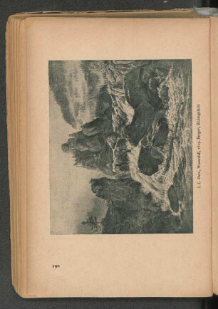 I. C. Dahl, Wasserfall, 1819. Bergen, Bildergalerie