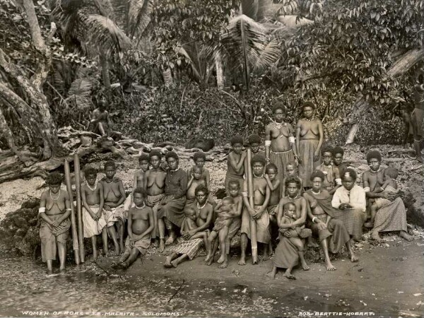 "Women of Ruapu, Roas Bay, Malaita"