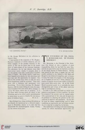 42: The etchings of Mr. Fred. V. Burridge, R.E.