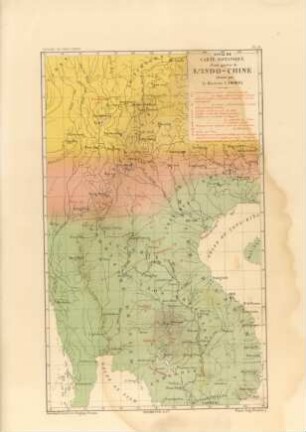 Essai de carte botanique d'une partie de l'Indo-Chine