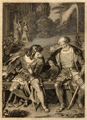 Hüssener, Auguste nach Ludwig Buchhorn?: Die Rose unterm Hut