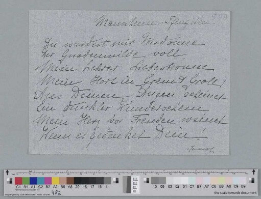 Gedicht an Ida Dehmel