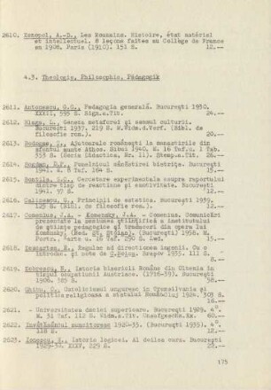 4.3. Theologie, Philosophie, Pädagogik
